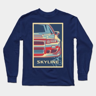 vintage skyline r34 gtr Long Sleeve T-Shirt